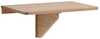 Seinale kinnitatav kokkupandav laud Sobuy FWT03-PF, 26 x 60 x 40 cm, heledapruun