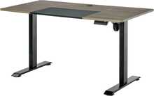 Reguleeritava kõrgusega elektriline kirjutuslaud Vinsetto, 140 x 70 x 72-116 cm, naturaalne/must