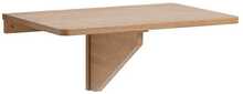 Seinale kinnitatav kokkupandav laud Sobuy FWT03-PF, 26 x 60 x 40 cm, heledapruun