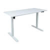 Töölaua reguleeritava kõrgusega Home4you Ergo Light, K187071, 120 x 60 cm, valge