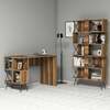 Kirjutuslaud Kalune Design Extra 845, 22 cm x 90 cm x 167.3 cm, must/pruun