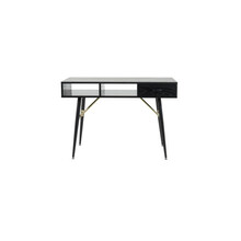 Kirjutuslaud Venture Design Gold, 60 x 110 cm, must