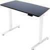 Reguleeritava kõrgusega kirjutuslaud Home4You Ergo Fit, 120 x 60 x 71,5-116 cm, must/valge