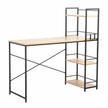 Kirjutuslaud Home4You Study, 120x51x120 cm, pruun