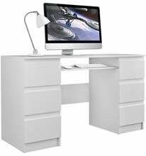 Kirjutuslaud Top E Shop Kuba, valge/hall