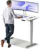 Reguleeritava kõrgusega laud Desktronic HomePro, 140 x 70 cm, hall/valge