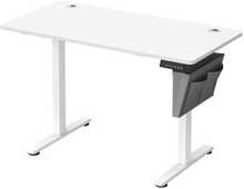 Elektriliselt reguleeritava kõrgusega kirjutuslaud Biurovizija Songmics, 60 x 120 x (72-120) cm, valge