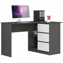 Kirjutuslaud Akord B16, 90 x 60 x 75 cm, hall/valge