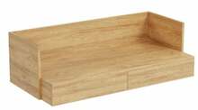 Kirjutuslaud Halmar Mobius 2S, 55 x 11 x 38 cm, tamm
