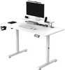 Töölaud Ultradesk, 120 x 60 cm, elektriliselt reguleeritava kõrgusega, valge