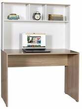 Kirjutuslaud Kalune Design CMU-830-MB-1, 149 x 110 cm, tamm/valge