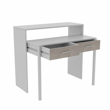 Kirjutuslaud Kalune Design My Desk, 88 x 99 cm, valge/beež
