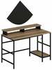 Arvutilaud Kalune Design Greta, 506MNR3343, pruun/must