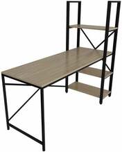 Kirjutuslaud Kalune Design Centile, tamme/musta värvi