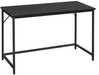 Kirjutuslaud Vasagle, industriaalne disain, must