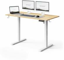 Kirjutuslaud Sense7 Nojo Light, 120 x 60 cm, valge/helepruun