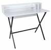 Kirjutuslaud Kalune Design Steyr, valge/must