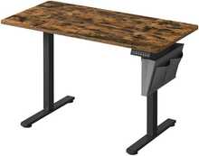 Reguleeritava kõrgusega kirjutuslaud Songmics, 60 x 120 x (72-120) cm, must/pruun