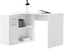 Kirjutuslaud ADRK FURNITURE Saulo, valge