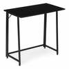 Kokkupandav kirjutuslaud ModernHome Loft Style, 80 x 45 cm, must