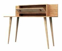 Kirjutuslaud Kalune Design Soojin, valge/tamm