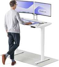 Reguleeritava kõrgusega kirjutuslaud Desktronic HomePro, 120 x 60 cm, valge