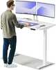Elektriliselt reguleeritava kõrgusega laud Desktronic HomeOne, 140 x 70 cm, valge/valge