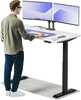 Elektriliselt reguleeritava kõrgusega laud Desktronic HomeOne, 140 x 70 cm, valge/must