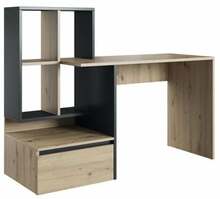 Kirjutuslaud WIPMEB Paco PC-02, antratsiit/tamm