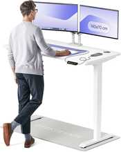 Reguleeritava kõrgusega laud Desktronic HomePro, 140 x 70 cm, valge