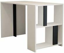 Kirjutuslaud Kalune Design Lima, 845HCT3834, antratsiit/valge