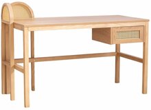 Kirjutuslaud Kalune Design Nala 130, naturaalne puit