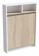 Muudetav kapp - laud Kalune Design 793, valge/pruun