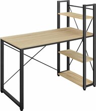 Kirjutuslaud Leobert LWD048B11, tamm/must