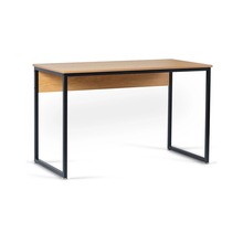Kirjutuslaud Mebel Elite Ross, 120 x 60 cm, kuldne tamm/must