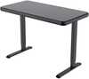Reguleeritava kõrgusega kirjutuslaud Home4You Ergo Fit, 122 x 62 x 73,5-118 cm, must