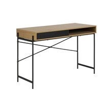 Kirjutuslaud Actona Angus, 110x50x75 cm, pruun/must