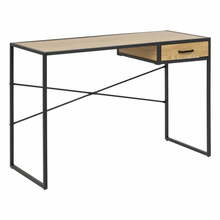Kirjutuslaud Actona Seaford, 110 x 45 x 75 cm, pruun/must