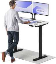 Reguleeritava kõrgusega laud Desktronic HomePro, 120 x 60 cm, must/valge