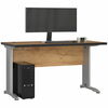 Arvutilaud Akord BM-135, 90 x 60 x 75 cm, tumepruun/craft tamme