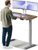 Reguleeritava kõrgusega laud Desktronic HomeOne, 120 x 60 cm, hall/pähkel