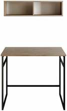 Kirjutuslaud Kalune Design Gama, 541HDL1107, must/pähkel