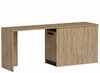 Kirjutuslaud Kalune Design Akser, Atlantic Pine, antratsiit