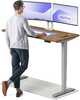 Kirjutuslaud reguleeritava kõrgusega Desktronic HomePro, 140 x 70 cm, hall/pähkel