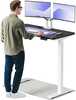 Elektriliselt reguleeritava kõrgusega laud Desktronic HomeOne, 120 x 60 cm, valge/must