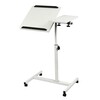 Mobiilne kirjutuslaud Maclean MC-121 W, 59-89 cm, valge