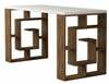 Kirjutuslaud Kalune Design Maze, tamm/valge/tumepruun