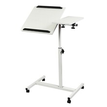 Mobiilne kirjutuslaud Maclean MC-121 W, 59-89 cm, valge