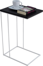 Külglaud ADRK Furniture Dru, 62 x 30 x 40 cm, must/valge