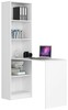 Kirjutuslaud riiuliga NORE Smart, valge
